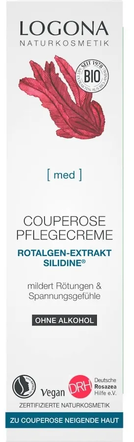 Logona Med Couperose Pflegecreme Rotalgenextrakt SILIDINE® Gesichtscreme 30 ml