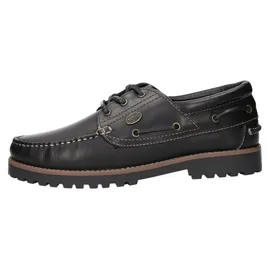 Dockers by Gerli Herren Bootsschuhe, Männer Bootsschuhe,Mokassins,Sommerschuhe,Boat-Shoes,sportlich,Segelschuhe,docksider,schwarz,41 EU - 41