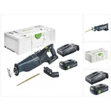 Festool RSC 18 EB-Basic Akku Säbelsäge 18 V Brushless + 1x Akku 3,0 Ah + Ladegerät + Systainer