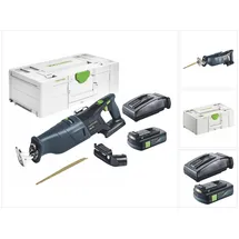 Festool RSC 18 EB-Basic Akku Säbelsäge 18 V Brushless + 1x Akku 3,0 Ah + Ladegerät + Systainer