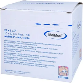 Maimed Mullkompressen 10 x 20 cm 50 St.