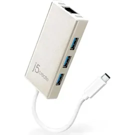 j5create Gigabit Ethernet - Hub