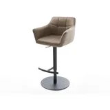DeLife Barhocker Yulo-Flex 53 x 84 x 48 cm Vintage Taupe