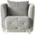 JVMöbel Sessel Lounge Designer 92 x 78 x 100 cm Grau