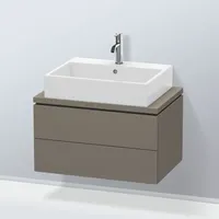 Duravit L-Cube Waschtischunterschrank, 2 Auszüge, LC580609090,