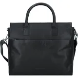 GREENBURRY Fiorentina Aktentasche Leder 34 cm Laptopfach schwarz