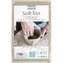 OEM Soft Ton Weiß 1000 g Bastelmaterial