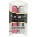 Twist & Spritz Refillable Atomiser Spray (2er Pack in Rosa und Silber)