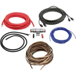 ACV, Car HiFi Kabel, Kabel Kit Endstufe Stromkabel 10mm2 Lautsprecherkabel 1.5mm2