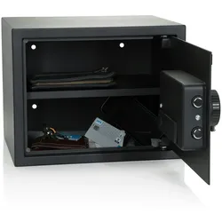 Safe / Tresor SAFE COMPACT 27l mit LCD Display schwarz hjh OFFICE