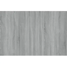 vidaXL Kopfteil mit Nachttischen Grau Sonoma Holzwerkstoff