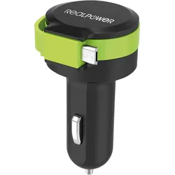 RealPower Auto-Netzteil - 4.8 A - 2 Ausgabeanschlussstellen (USB, Micro-USB Typ
