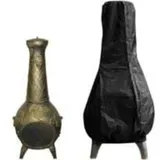 420d Kaminschutzgitter Für Den Außenbereich, 1226 X 121 Cm, Polyester & Pvc, Schwarz