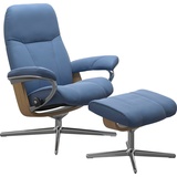 Stressless Stressless® Relaxsessel »Consul«, mit Cross Base, Größe S, M & L, Holzakzent Eiche