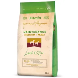 FITMIN Medium Maxi Maintenance Lamb&Rice 12kg