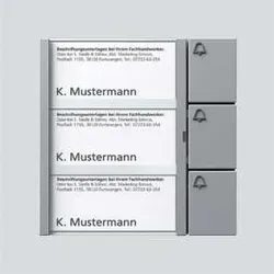 1St. Siedle TM 612-3 SM Tasten-Modul 3 Ruftasten 200035524-00 TM612-3SM