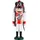 Seiffener Volkskunst Nussknacker Grenadier 39 cm rot
