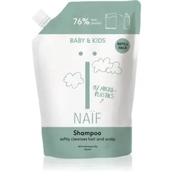 Naif Baby & Kids Shampoo nährendes Shampoo für Kinder ab der Geburt Ersatzfüllung 500 ml