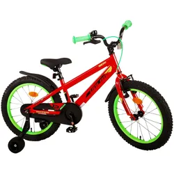 Kinderfahrrad Rocky Fahrrad für Jungen 18 Zoll Kinderrad in Rot