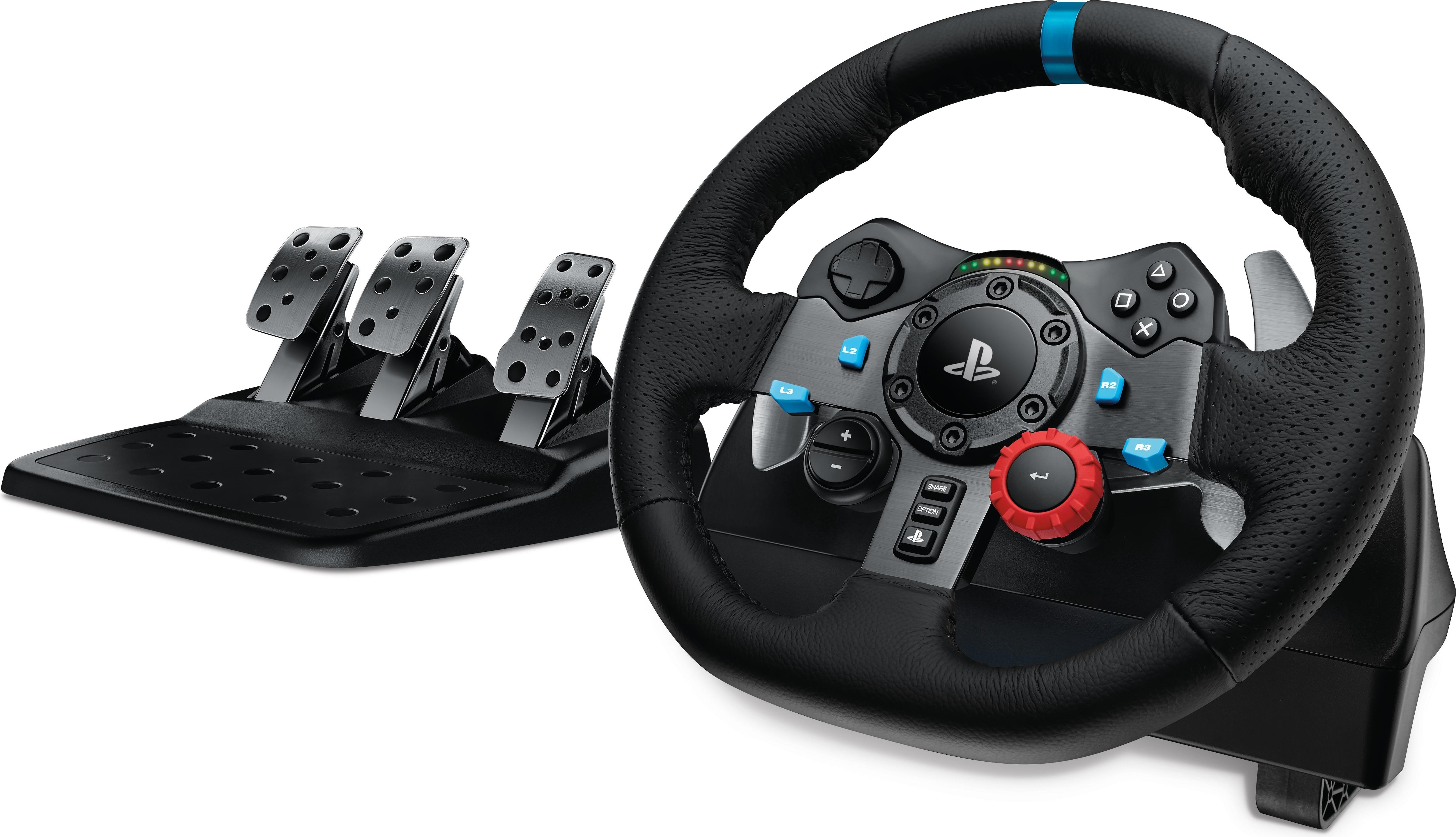 Logitech G G29 Driving Force (PlayStation, PC) (PC, PS5, PS3, PS4), Gaming Controller, Schwarz