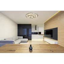 GLOBO Jacks 1 LED Deckenleuchte 50x10x58 cm braun
