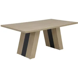 HELA Tische Tindari 180 x 76 x 100 cm creme/schwarz