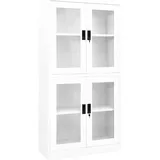 vidaXL Aktenschrank 90x40x180 cm Weiß