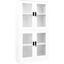 vidaXL Aktenschrank 90x40x180 cm Weiß