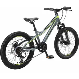 Bikestar Mountainbike 20 Zoll grau/gelb