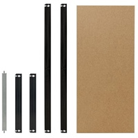shelfplaza Schwerlastregal BLACK, Fachboden-Set / Zusatzboden für Schwerlastregal 100x40 cm schwarz schwarz