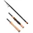 Shimano Fishing Shimano Stc Ax Mini Tele Spinning, 2,70m, 7-21g, 11 Teile, Telescopic Reise Angelrute