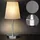 monzana Nachttischlampe Grau 2 St.