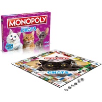Winning Moves - Monopoly Katzen - Gesellschaftsspiel – Brettspiel – französische Version