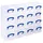 Really Useful Box Aufbewahrungsbox 37,5 x 12,5 x 31 cm 16-tlg. transparent