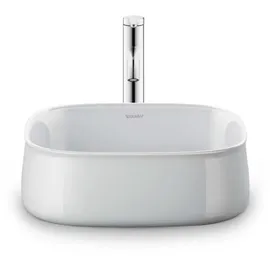 Duravit Zencha 42x42cm, o. HL, ÜL, HLB, geschli., weiß