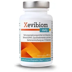 XEVIBIOM daily 12 Bakterienkultur.+21 Vitamine Kps 60 St