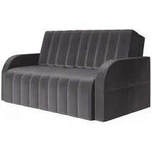 e-meubles Innovatives Schlafsofa mit Schlaf-funktion, Sofa mit Stauraum, wandelbarer Sessel, elegantes Design – montana 120 Grau, – Kronos 22)