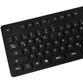 Logilink Flex Tastatur DE schwarz (ID0019A)