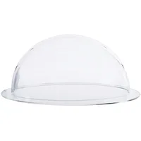 HMF 46735 Halbkugel aus Acryl mit Krempe, DIY Acrylhaube,