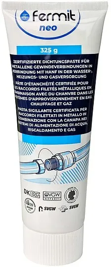 NEO-FERMIT UNIVERSAL Dichtpaste - für Heizung, Gas, Trinkwasser - 325 g Tube ** 1kg/19,97 EUR