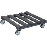 WAGNER® design yourself WAGNER® design yourself Pflanzenroller GH 0412 Holz anthrazit quadratisch 38,0 x 9,5 cm