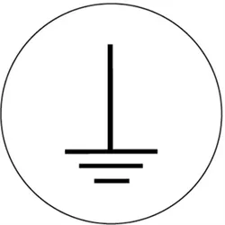 Aufkleber Erde, Folie, Ø 12,5 mm, 500 Stück/Rolle