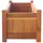 vidaXL Akazienholz Hochbeet 100 x 30 x 25 cm Braun