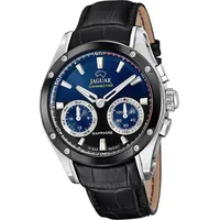 Jaguar Leder schwarz Connected Armbanduhr UJ958/1