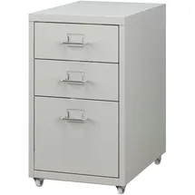 [en.casa] Kökar Rollcontainer 48 x 28 x 41 cm Weiß