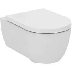 WC-Paket Blend Curve WC Randlos mit WC-Sitz Softclosing 360x540x375mm Weiß