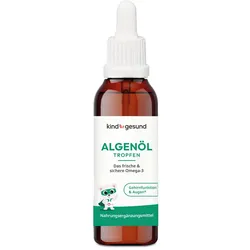 Vegane Omega-3 Algen Tropfen für Kinder 50 ml