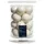 Christmas Decorations 20 Christbaumkugeln Glas 6cm Ivory elfenbein