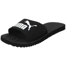 Puma Purecat Badelatschen black/white 40.5