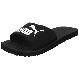 Puma Purecat Badelatschen black/white 40.5